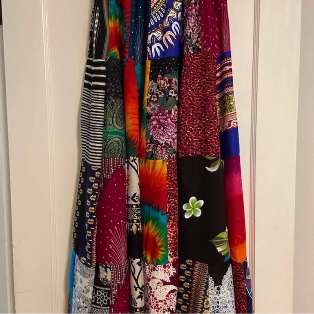 Bohemian Maxi Skirt…. Patchwork…. Hippie vibe